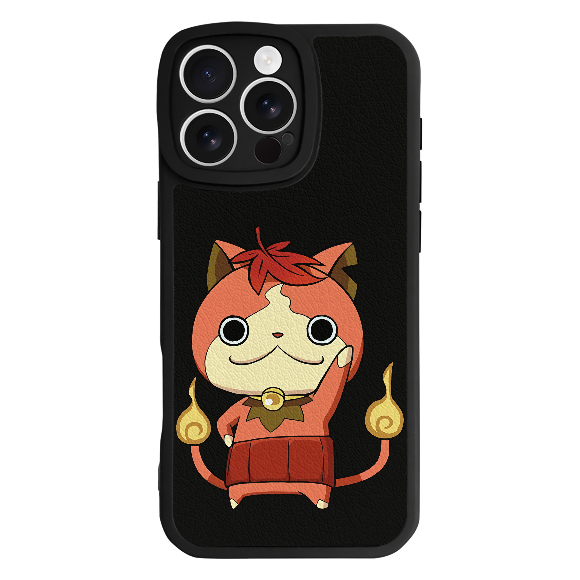 （画像用） 妖怪ウォッチ Yo-kai Watch 【iPhone 16シリーズ対応】シリコンスマホケース（レザー調） 材質：シリコン